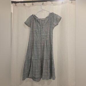 LOFT Multicolor Plaid Dress